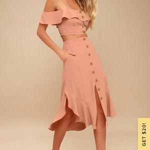 ❣️ Lulu’s two piece skirt set - NWT ❣️